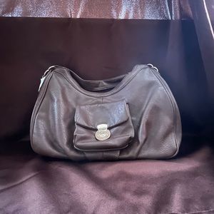 Charming Charlie Brown leather purse